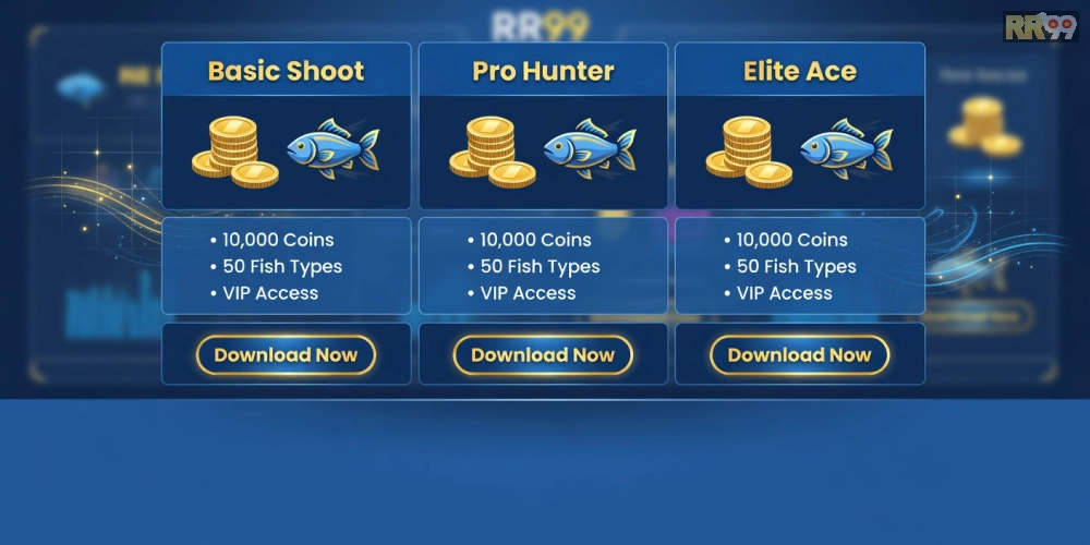 Bảng giá chi tiết các gói tải và nạp game bắn cá online rr99 năm 2025