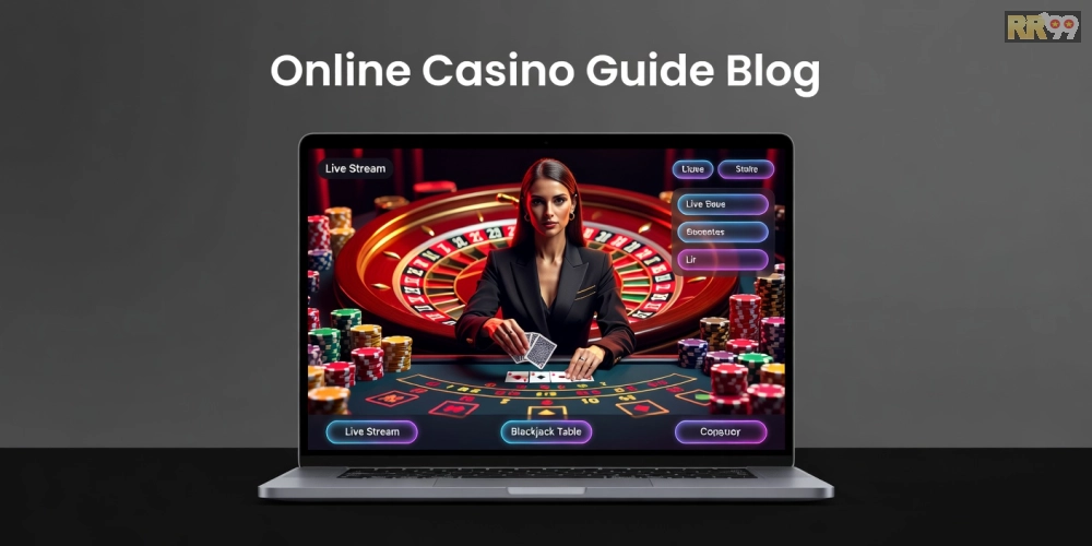 Minh họa giao diện trực tiếp casino rr99 với dealer chuyên nghiệp và bàn chơi sống động